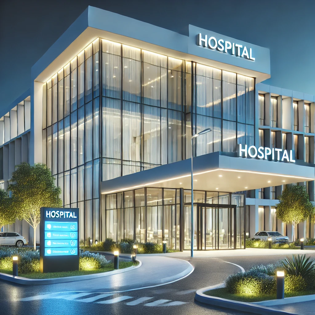 Modern Hospital Building